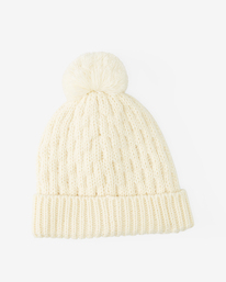 4 Good Vibes Beanie White EBJHA00103 Billabong