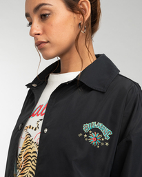 5 Sweet Feelings - Coaches Jacket for Women Black EBJJK00107 Billabong