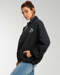 2 Sweet Feelings - Coaches Jacket for Women Black EBJJK00107 Billabong