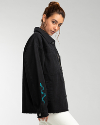 1 Sunny Skies - Trucker Jacket for Women Black EBJJK00111 Billabong