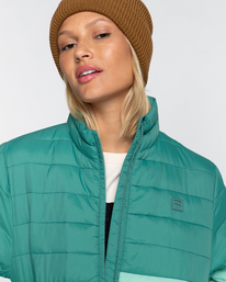 3 Never Stop - Jacke mit Reißverschluss für Frauen Grün EBJJK00123 Billabong