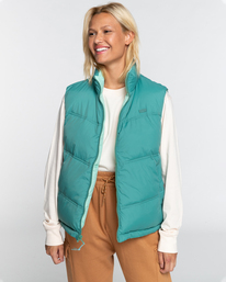 4 Transport - Chaleco reversible para Mujer Verde EBJJK00125 Billabong