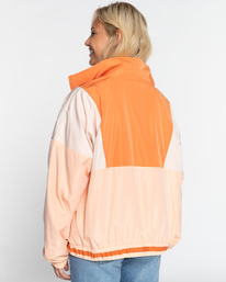 2 Retro Jump - Windbreaker Jacket for Women Orange EBJJK00126 Billabong