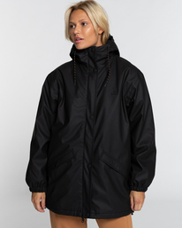 4 Raindrops - Rain Coat for Women Black EBJJK00127 Billabong