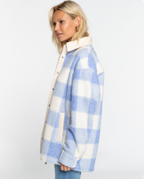 4 Best Story - Fleece-Hemdjacke für Frauen Violett EBJPF00102 Billabong