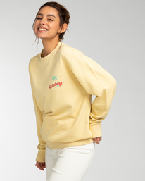 1 After Surf - Sweatshirt für Frauen Gelb EBJSF00100 Billabong