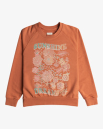 4 Here We Go - Sweatshirt para Mulher Vermelho EBJSF00111 Billabong