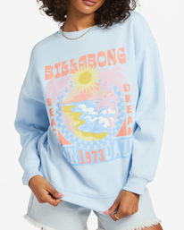 3 Beach Dreams - Sweatshirt für Frauen Blau EBJSF00126 Billabong