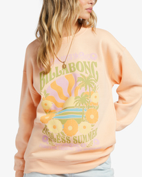 3 Chase The Sun - Sweatshirt für Frauen Orange EBJSF00127 Billabong
