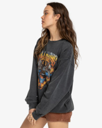1 Thunder - Hooded Sweatshirt for Women Black EBJSF00150 Billabong