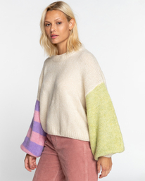 3 Soft Wind - Trui voor Dames White EBJSW00118 Billabong