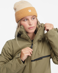 5 Women's Eclipse Insulated Snow Jacket Green EBJTJ00100 Billabong
