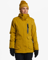 1 A/Div Trooper STX 45K Insulated Snow Jacket Green EBJTJ00113 Billabong