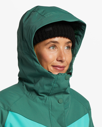 3 A/Div Good Life Insulated Snow Jacket Green EBJTJ00115 Billabong