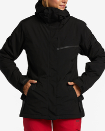 4 A/Div Eclipse 15K Insulated Snow Jacket Black EBJTJ00116 Billabong
