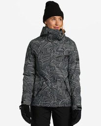 billabong, A/Div Eclipse 15K Insulated Snow Jacket, BLACK MULTI (bml) ECLIPSE JKT EBJTJ00116