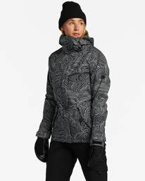 3 A/Div Eclipse 15K Insulated Snow Jacket Black EBJTJ00116 Billabong