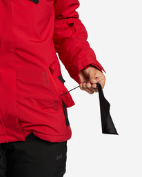 8 A/Div Eclipse 15K Insulated Snow Jacket Red EBJTJ00116 Billabong