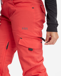 6 Women's Nela Insulated Snow Pants Red EBJTP00100 Billabong