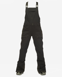 9 A/Div Drifter STX 45K Shell Bib Snow Pants Black EBJTP00109 Billabong