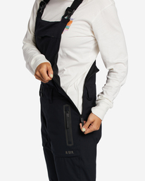 8 A/Div Drifter STX 45K Shell Bib Snow Pants Black EBJTP00109 Billabong