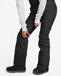 5 A/Div Riva 10K Insulated Bib Snow Pants Black EBJTP00111 Billabong