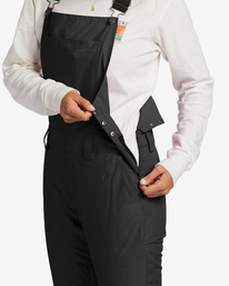 6 A/Div Riva 10K Insulated Bib Snow Pants Black EBJTP00111 Billabong