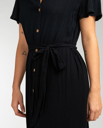 5 Sweet Day - Robe chemise longue pour Femme Noir EBJWD00109 Billabong