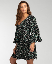 3 After Time - Jurk in babydoll stijl voor Dames Black EBJWD00110 Billabong
