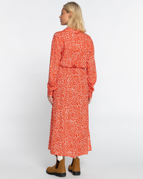 1 First Kiss - Midi-Hemdkleid für Frauen Orange EBJWD00124 Billabong