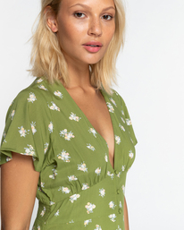 3 Pretty Preppy  - Halflange Jurk voor Dames Green EBJWD00131 Billabong