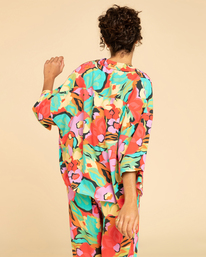 billabong, All Good Chemise boutonnée pour Femme, MULTI (mul) All Good - Button Down Shirt for Women EBJWT00108