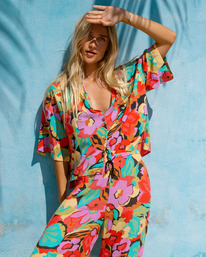 billabong, All Good Chemise boutonnée pour Femme, MULTI (mul) All Good - Button Down Shirt for Women EBJWT00108