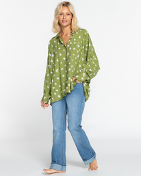 2 Isabel - Chemise manches longues pour Femme Vert EBJWT00110 Billabong