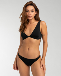 billabong, Sol Searcher Tropic - Bikiniunterteil für Frauen, BLACK PEBBLE (bpb) Sol Searcher Tropic - Bikini Bottoms for Women EBJX400103