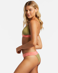 2 A/Div - Braguita de Bikini Escueta para Mujer Verde EBJX400115 Billabong