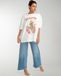 3 Easy Tiger - T-Shirt for Women White EBJZT00108 Billabong