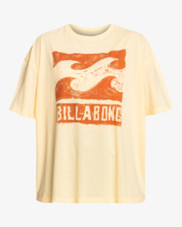 4 Hazy Day - T-shirt pour Femme Jaune EBJZT00113 Billabong