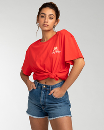 1 La Playa - T-shirt pour Femme Rouge EBJZT00117 Billabong