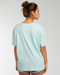 3 Kiss The Coast - T-Shirt für Frauen Blau EBJZT00120 Billabong