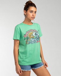 4 Chopy Waters - Maglietta da Donna Green EBJZT00126 Billabong
