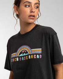 4 Rainbow Days - T-Shirt voor Dames Black EBJZT00132 Billabong