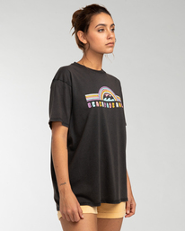 3 Rainbow Days - T-Shirt voor Dames Black EBJZT00132 Billabong