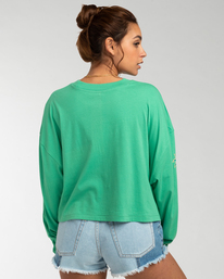2 Beach - Long Sleeve T-Shirt for Women Green EBJZT00138 Billabong