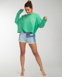 1 Beach - Long Sleeve T-Shirt for Women Green EBJZT00138 Billabong