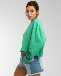 3 Beach - Long Sleeve T-Shirt for Women Green EBJZT00138 Billabong