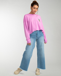 1 Beach - Long Sleeve T-Shirt for Women Purple EBJZT00138 Billabong
