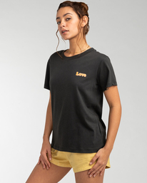 3 Lovemby - T-shirt pour Femme Noir EBJZT00143 Billabong