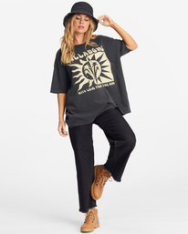 2 With Love From The Sun - T-shirt para Mulher Preto EBJZT00145 Billabong
