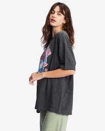 3 Cosmic Garden - T-Shirt for Women Black EBJZT00147 Billabong
